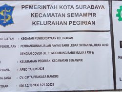 PEKERJAAN DANA KELURAHAN TERKESAN PROYEK SILUMAN, DIDUGA PPK-PENYEDIA-KONSULTAN PENGAWAS MAIN MATA