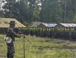 Pasi Ops Kodim 0821 Ambil Apel, Tegaskan Kesiapan Prajurit di Lokasi Pemulihan Semeru