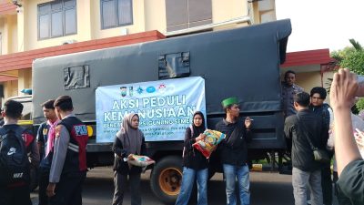 Polres Pasuruan dan Aliansi Mahasiswa Berangkatkan Bantuan untuk Korban Erupsi Semeru
