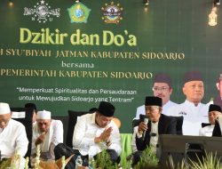 Bupati Bersama Ribuan Masyarakat Sidoarjo Gelar Doa Bersama untuk Bangsa