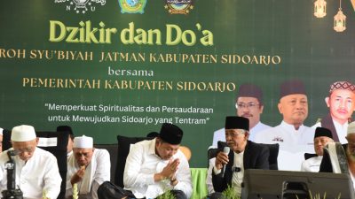 Bupati Bersama Ribuan Masyarakat Sidoarjo Gelar Doa Bersama untuk Bangsa