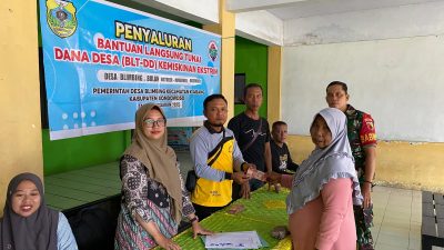 Warga Blimbing Terima BLT-DD Rp900 Ribu, Babinsa Serma Ulil Amri Pastikan Penyaluran Tepat Sasaran