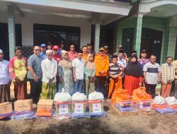 Bupati Bondowoso Serahkan Bantuan Simbolis, Danposramil Jambesari dan Babinsa Kodim 0822 Dampingi Warga Terdampak Bencana