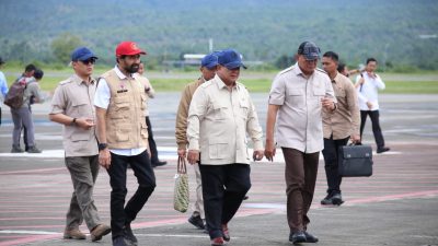 Presiden Prabowo Subianto Disambut Langsung Oleh Wagub Aceh