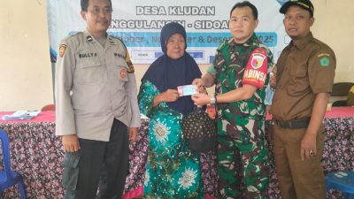 Penyaluran BLT-DD tahap Akhir Tahun Anggaran 2025, Desa Kludan Kecamatan Tanggulangin