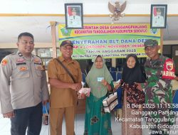 Desa Ganggangpanjang Kecamatan Tanggulangin Laksanakan Penyaluran BLT-DD tahap Akhir TA 2025