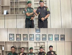 Danbrigif TP 28/Bari Fola Jalin Sinergi Keamanan dengan Kejaksaan Negeri Kota Maba