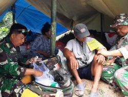Pelayanan Medis: Polkes 05.09.02 Lumajang Tangani Keluhan Kesehatan Warga Pengungsi Lahar Dingin Semeru