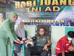 Semarak Hari Juang Kartika 2025, Kodim 0402/OKI-OI Sukses Selenggarakan Donor Darah dan Pelayanan Gratis