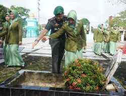 Peringati Hari Juang TNI AD 2025, Kodim 0402/OKI-OI Laksanakan Ziarah Nasional di Kayuagung
