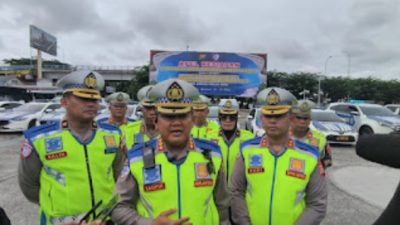 Ditlantas Polda Riau Gelar Apel Kesiapan Operasi Lilin Lancang Kuning 2025