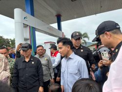Jaga Kelancaran Distribusi BBM Pascabencana, Wapres Gibran Rakabuming Sambangi SPBU Raklunung