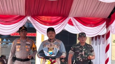 Bupati Sidoarjo Pimpin Apel Gelar Pasukan Operasi Lilin Semeru 2025