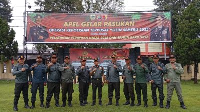 Perhutani Bondowoso Ikuti Gelar Apel Pasukan Pengamanan Nataru