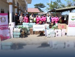 Ketua Bhayangkari Daerah Aceh Kembali Salurkan Bantuan untuk Korban Banjir di Pidie Jaya