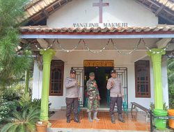 Pastikan Ibadah Natal Aman, Kodim 0402/OKI-OI Patroli di Gereja GPDI Imanuel