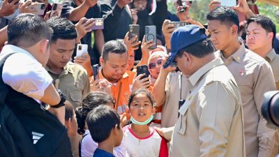 Presiden RI Prabowo Subianto Meninjau Posko Kesehatan Kodam 1/Bukit Barisan