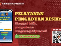 Wakapolri Luncurkan Program Pelayanan Pengaduan Reserse