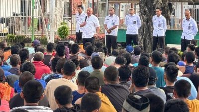 Jelang Tahun Baru 2026 Kalapas Tanjung Raja Berikan Pengarahan kepada Warga Binaan