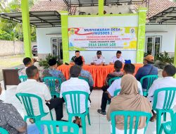 Babinsa Gayam Lor Kawal Penetapan APBDes 2026, Musdes Berjalan Transparan dan Disepakati Bersama