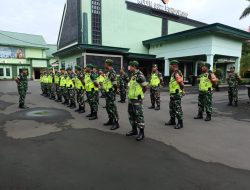 Apel Siaga Awal Tahun, Pelda Untung Tekankan Kesiapsiagaan Personel Kodim 0822