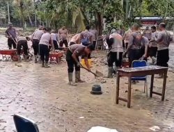 Gerak Cepat dalam Pemulihan Pascabencana, Polri Pastikan Sekolah di Aceh Utara Siap Digunakan