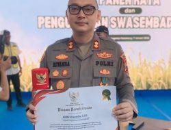 Konsisten Dukung Swasembada Pangan Kapolres Sumenep Terima Penghargaan dari Presiden RI