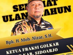 Doa dan Harapan Mengalir dari Berbagai Kalangan Teruntuk Ketua Fraksi Golkar DPRD Sidoarjo H. Moh. Nizar, S.H. Di Hari Ulang Tahun ke-54