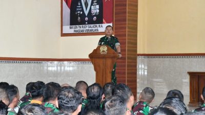 Dandim 0822 Bondowoso yang Baru Berikan Pengarahan Perdana kepada Prajurit dan PNS