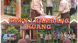 Pelantikan dan Pemberian Jabatan Pengurus OSIS BARU,SMPN 1 Rambang Kuang Berjalan Lancar dan Khidmat