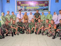 Danramil 0822/01 Kota Bersama Anggota dan Persit Jalani Pemeriksaan Kesehatan