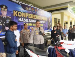 Pemilik Sepeda Motor Sampaikan Ucapan Terima Kasih kepada Polres Bondowoso ranmornya ditemukan
