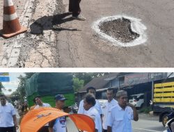 Pengendara Bentor Terjatuh Akibat Jalan Berlubang di Depan KUA Tapen, Warga Soroti Keselamatan di Jalur Bondowoso–Situbondo