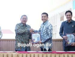 Bupati Ogan Ilir Serahkan Dokumen LHP Penuntasan TBC Tahun Anggaran 2024-2025