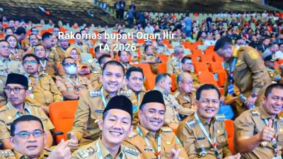 Bupati Ogan Ilir Ikuti Rakornas 2026, Komitmen Wujudkan Program Prioritas Menuju Indonesia Emas 2045