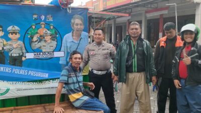 Percepat Respons Insiden Jalan Raya, Satlantas Polres Pasuruan Luncurkan WAKJOLMAS Gandeng Ojol