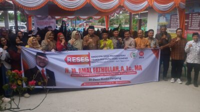 Reses anggota DPRD Provinsi Riau Fraksi PKS Dapil ll Kabupaten Kampar.H.M.AmalFathullah.A.LC.MA Di Desa Rimbopanjang