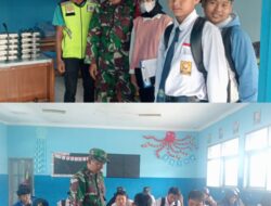 Koptu Yuli Anggota TNI Danposramil 0822/15 Ijen: Kawal Ketat Distribusi MBG SPPG Sempol Kalianyar, Siswa Antusias dan Gembira