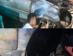 Diduga Terjadi Pembakaran Mobil Xenia di Dusun Jatian, Polisi Lakukan Penyelidikan