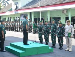 PLH Kasdim 0822 Pimpin Upacara 17-an, Teguhkan Disiplin dan Loyalitas Prajurit di Makodim Bondowoso