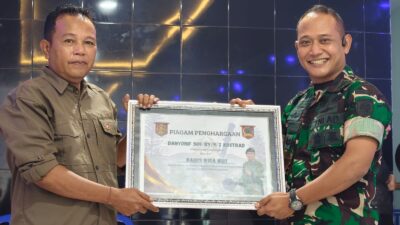Danyonif 509/BY Kostrad Berikan Apresiasi Pada Wartawan Merah Putih dan Ngopi Bareng