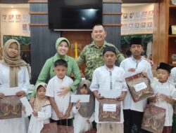 Di Sela Agenda Danrem 083/Bdj, Dandim 0822 Tebar Kebaikan Untuk Anak Yatim