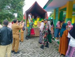Babinsa Koramil Jambesari Turun Tangan! Operasi Pasar Murah Ramadhan 2026 Diserbu Warga