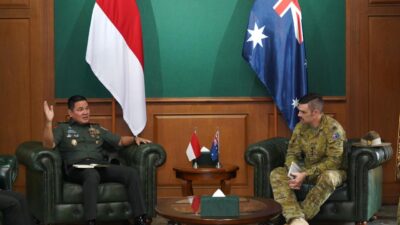 Gubernur Akademi Militer Terima Courtesy Call Atase Darat Australia
