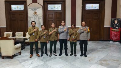 Perhutani KPH Bondowoso Kunjungi Polres,Koordinasi Pengamanan Kawasan Hutan