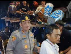 Kapolres Aryo Dwi Wibowo Bagikan Sahur dan Sosialisasikan Layanan 110 Polri
