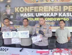 Polres Bondowoso Libatkan Gegana Brimob Polda Jatim Musnahkan 25 Kg Bubuk Mercon