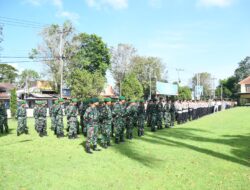 Kodim 0822 Bondowoso Tunjukkan Kesiapan, Apel Gelar Pasukan Ketupat Semeru 2026 Amankan Idul Fitri