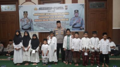 Penuh Hikmah Ramadhan, Kapolres Dr Aryo Dwi Wibowo Gelar Peringatan Nuzulul Quran dan Santuni Anak Yatim di Bondowoso