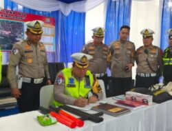 Dirlantas Polda Riau Cek Kesiapan Pos Pam Mudik Lebaran di Pekanbaru